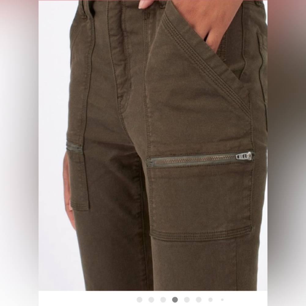 NWT [$218] Joie Dark Olive Parker Skinny Cargo Pants. size 29